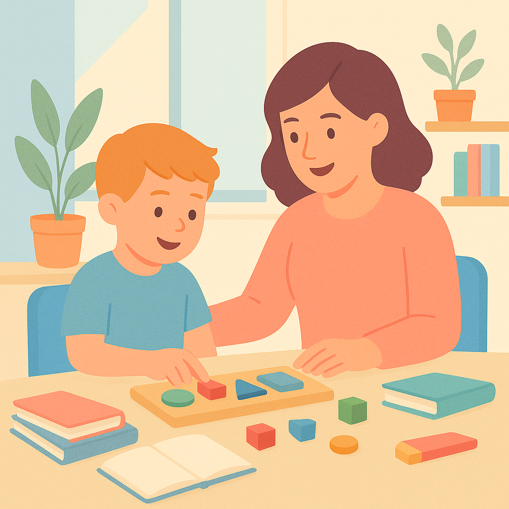 Kapaklı Özel Göz Bebeği Özel Eğitim ve Rehabilitasyon Merkezi’nde zihinsel gelişim eğitimi uygulanıyor.